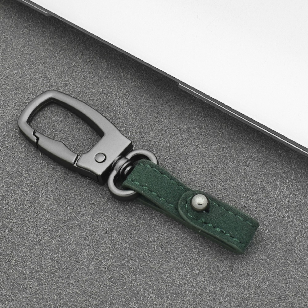 High quality metal alcantara keychain hook holder