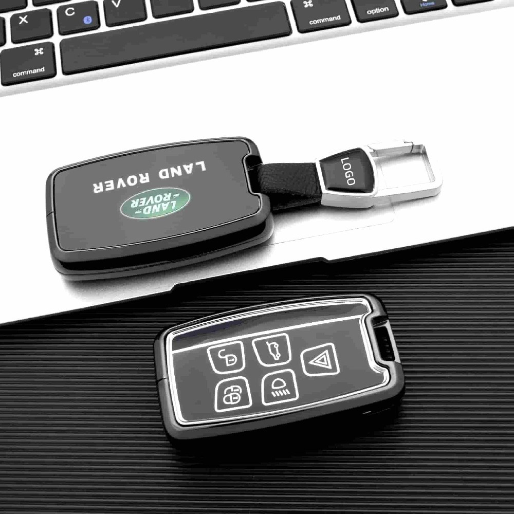 DM Car Key Cover Fob Case Shell for Land Rover Range Rover Discovery Evoque Sport Velar for Jaguar X