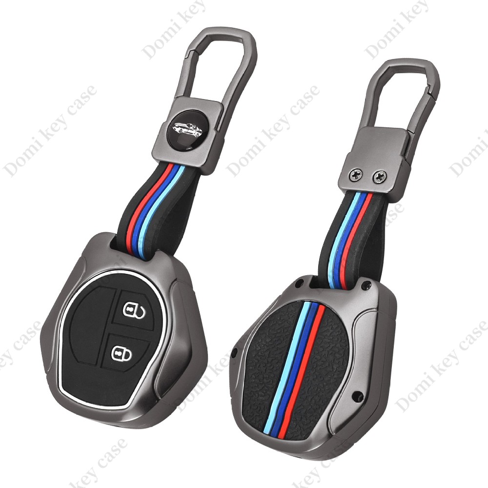 DM wholesale fashion shockproof zinc metal silicone car key cover case cade dodgezinc for suzuki