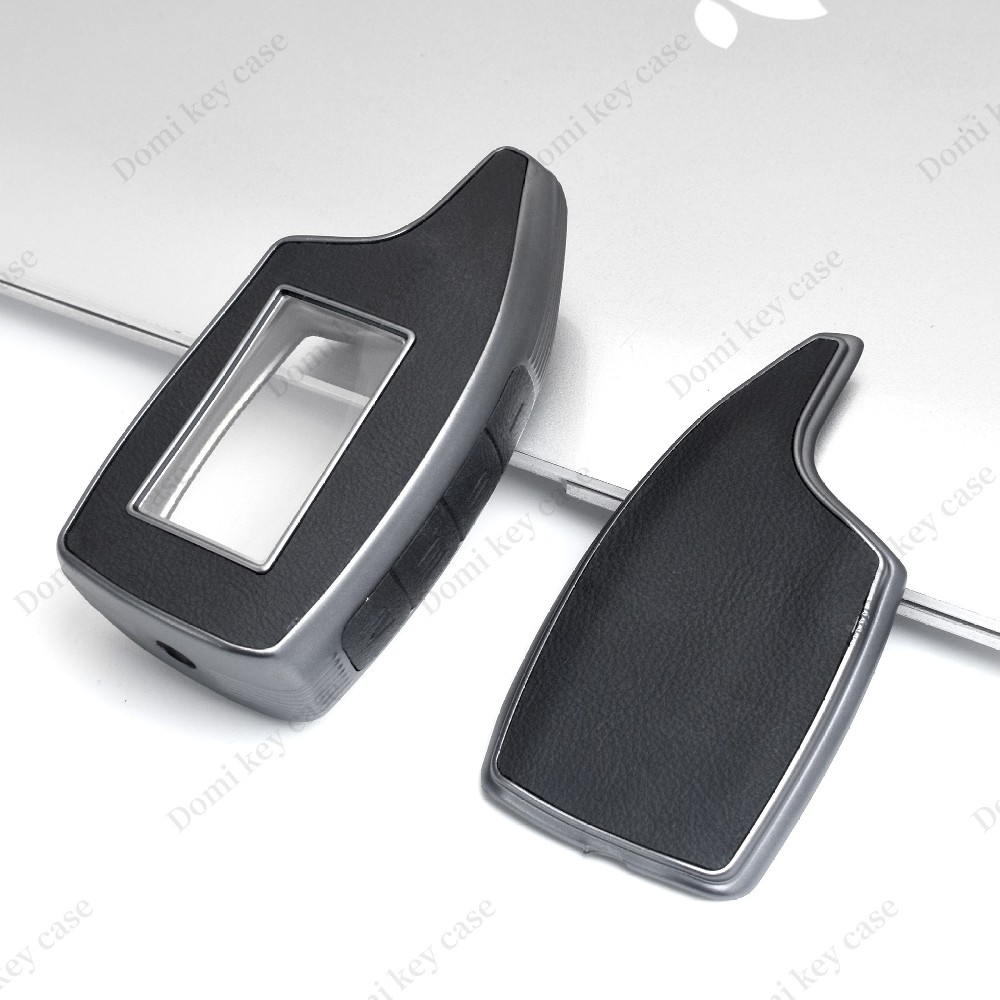 Custom made PU leather tpu car key case cover fob Magicar starline alarm