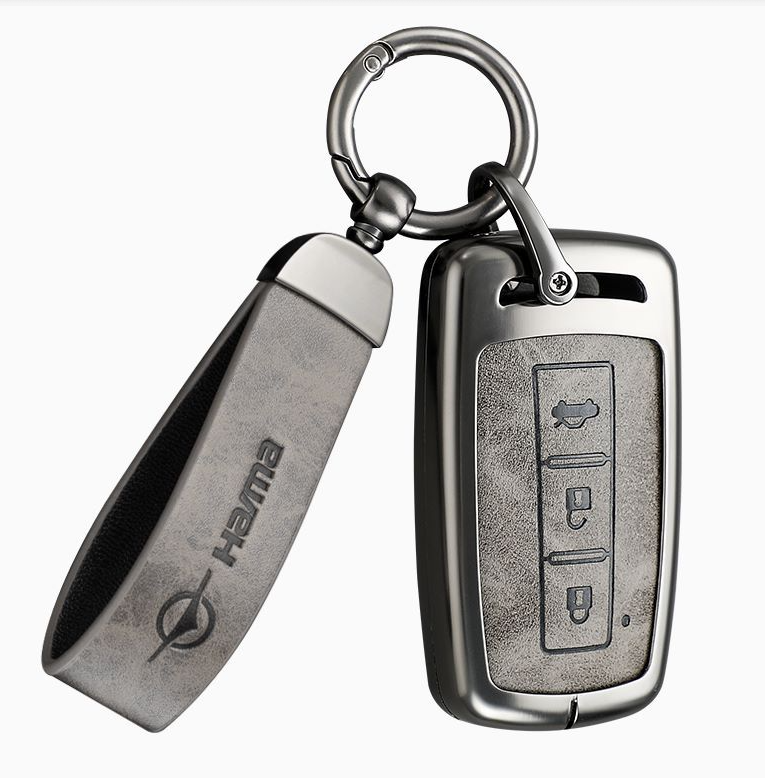 Haima automibile S5/S7/V70 m80 zinc alloy leather car key case fob cover protector