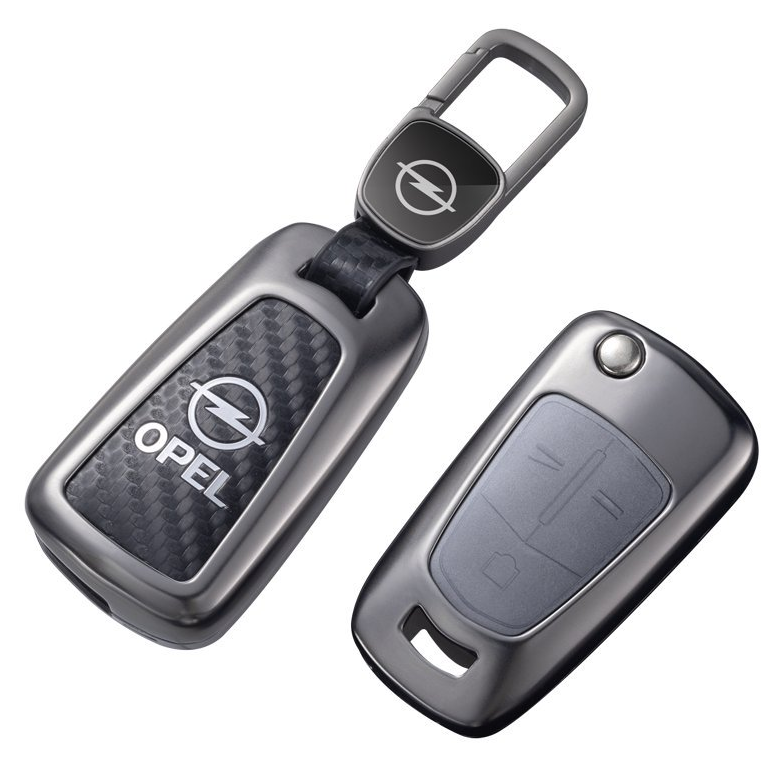 Opel 2 3 button zinc alloy carbon fiber shockproof car smart key case fob cover housing
