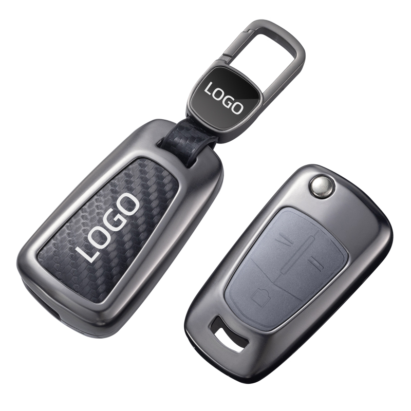 Opel 2 3 button zinc alloy carbon fiber shockproof car smart key case fob cover housing