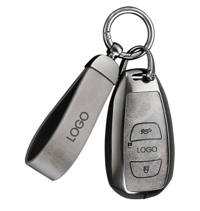 Subaru Forester Outback XV LEGACY metal zinc alloy leather car remote key fob cover case shell