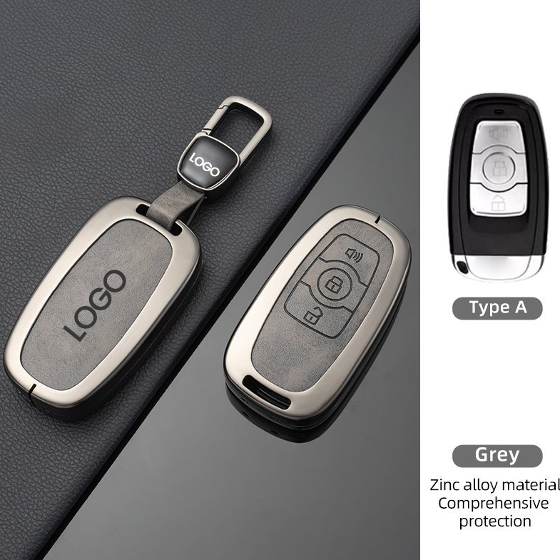 Haval C50 zinc alloy metal leather car remote key fob cover case