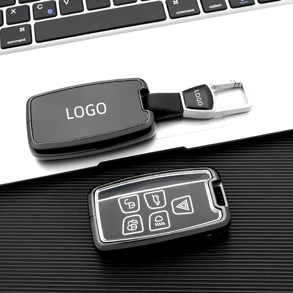 DM Car Key Cover Fob Case Shell for Land Rover Range Rover Discovery Evoque Sport Velar for Jaguar X