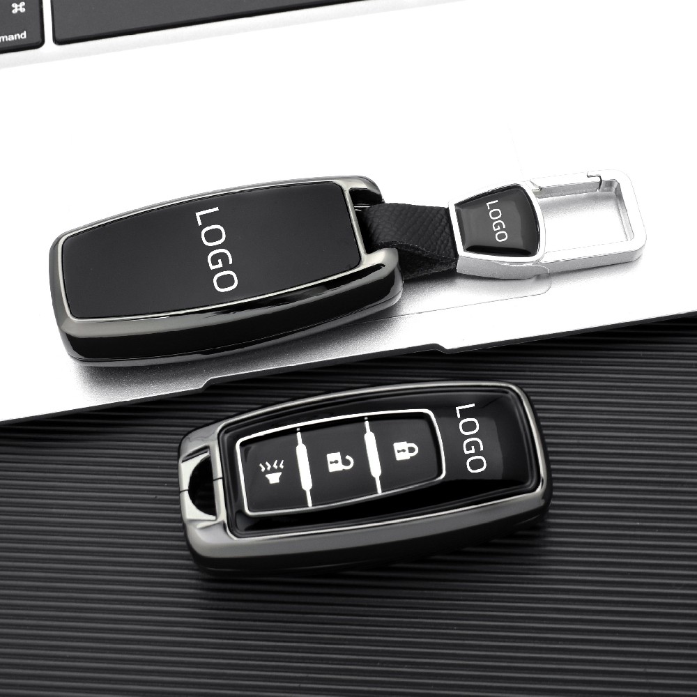 DM METALTPU Remote Key Case Cover Shell for Nissan Qashqai X-Trail T31 T32 Juke J10J11 Tiida Altima