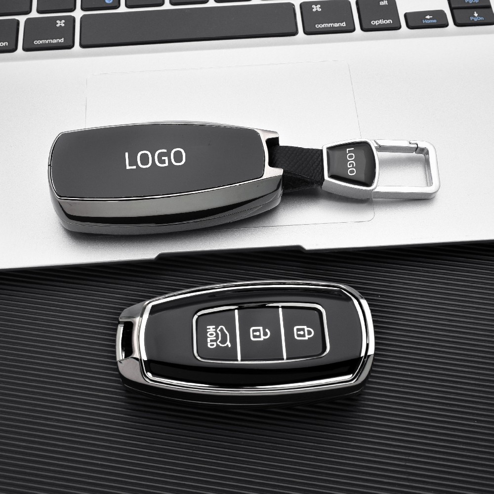 DM METAL TPU Car Key Case for Hyundai TPU Car Key Case I20 I30 Ix25 Ix35 KIA Rio K2 K3 Ceed Cerato S