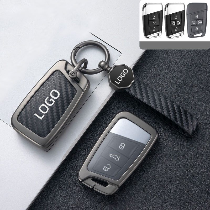 DM Metal Alloy Case Cover Key Fob for hot Das Auto Octavia A7 VW Golf 7/GTI 7/Golf R R20/MK7 MKVII