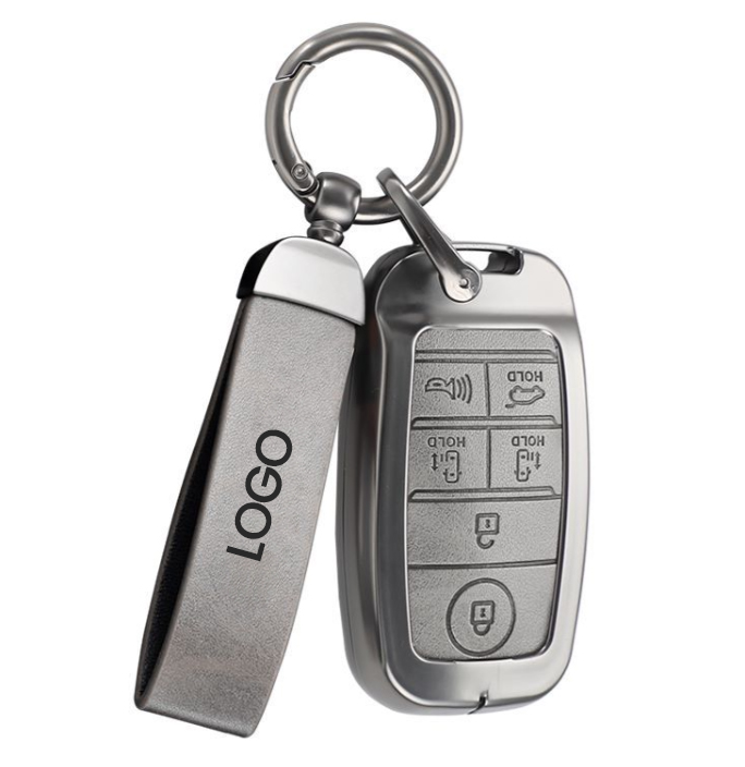 Zinc alloy leather Kia k2k3k4k5kx3kx5/SportageR /Forte/sorentor key fob cover for car key