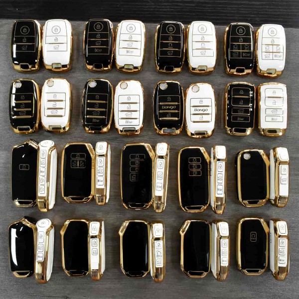 TPU leather car key case