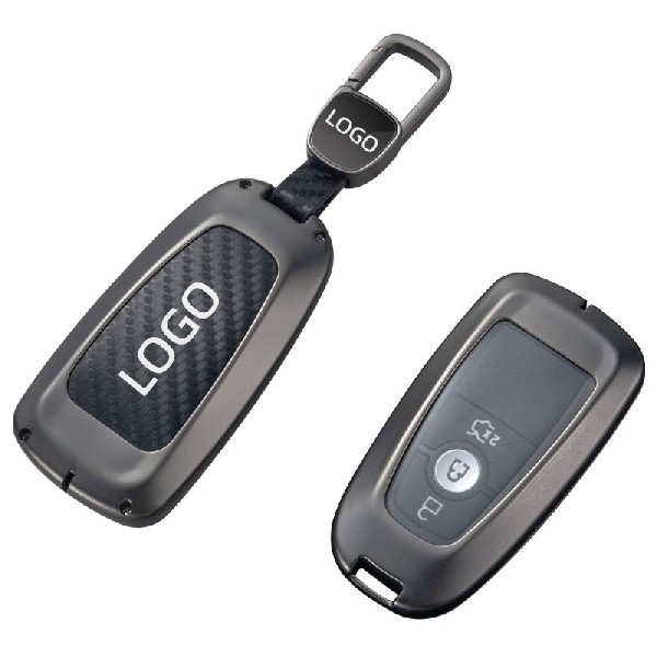 Ford smart key remote fob cover case shell protector zinc alloy carbon fiber