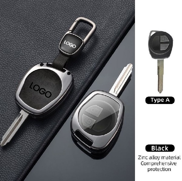 Wholesale high quality for suzuki swift car remote key case fob metal leather