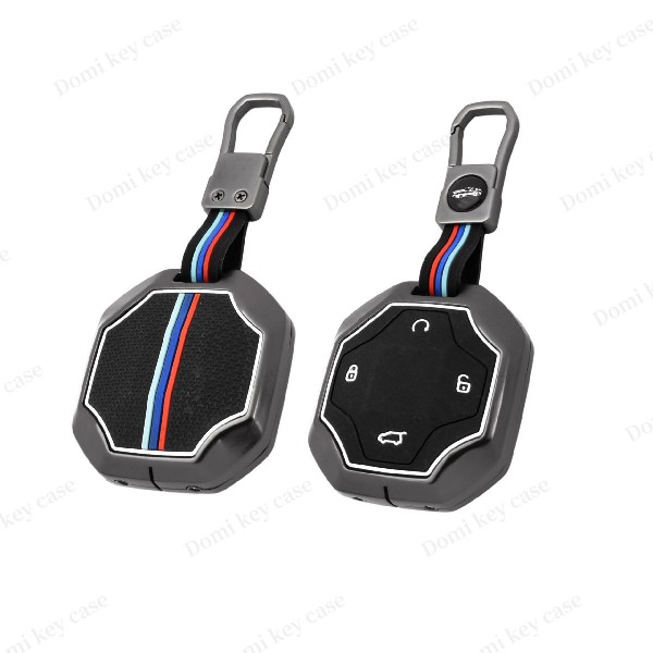 Zinc alloy metal silicone for Jetour traveller T2 T1 car remote key case fob cover protector