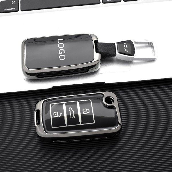 DM metal TPU Car Flip Key Case Cover Bag for Roewe RX5 MG3 MG5 MG6 MG7 MG ZS GT GS 350 360 750 Shell